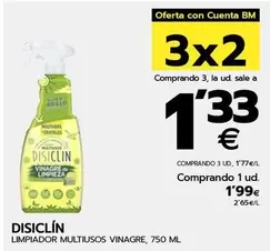 Oferta de Disiclin - Limpiador Multiusos Vinagre por 1,99€ en BM Supermercados