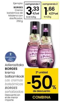 Oferta de Borges - Crema Balsamica De Modena Con Dosificador por 3,33€ en Eroski
