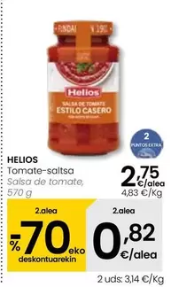 Oferta de Helios - Salsa De Tomate por 2,75€ en Eroski