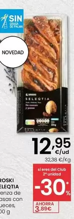 Oferta de Eroski Seleqtia - Trenza De Pasas Con Nueces por 12,95€ en Eroski