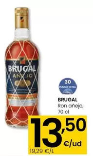 Oferta de Brugal - Ron Anejo por 13,5€ en Eroski