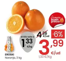 Oferta de Eroski - Naranja por 3,99€ en Eroski