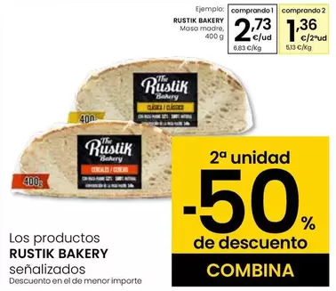 Oferta de The Rustik Bakery - Mesa Madre por 2,73€ en Eroski