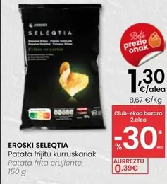 Oferta de Eroski Seleqtia - Patata Frita Crujiente por 1,3€ en Eroski