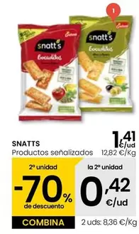 Oferta de Snatt's - Productos Senalizados por 1,41€ en Eroski