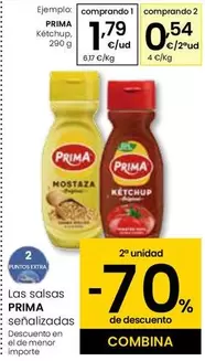 Oferta de Prima - Ketchup por 1,79€ en Eroski