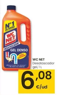 Oferta de WC Net - Desatascador por 6,08€ en Eroski
