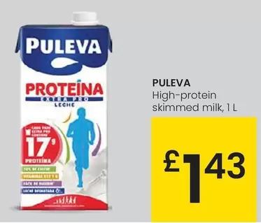 Oferta de Puleva - High-Protein Skimmed Milk por 1,43€ en Eroski