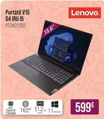 Oferta de Lenovo - Portátil V15 G4 Iru I5 por 599€ en MR Micro