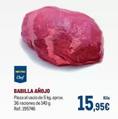 Oferta de Chef - Babilla Añojo por 15,95€ en Makro