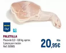 Oferta de Paletilla por 20,95€ en Makro