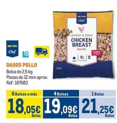 Oferta de Chef - Dados Pollo por 21,25€ en Makro
