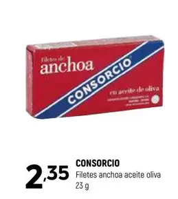 Oferta de Consorcio - Filetes Anchoa Aceite Oliva por 2,35€ en Coviran