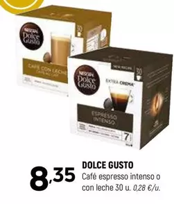 Oferta de Dolce Gusto - Café Espresso Intenso O Con Leche por 8,35€ en Coviran