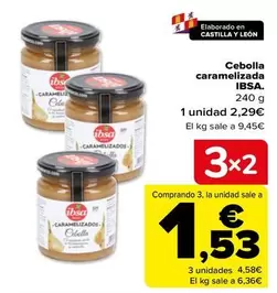 Oferta de Ibsa - Cebolla Caramelizada por 2,29€ en Carrefour
