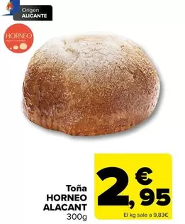 Oferta de Alicante Horneo - Toña  por 2,95€ en Carrefour