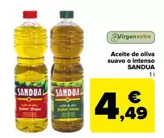Oferta de Sandua - Aceite De Oliva Suavo O Intenso por 4,49€ en Carrefour