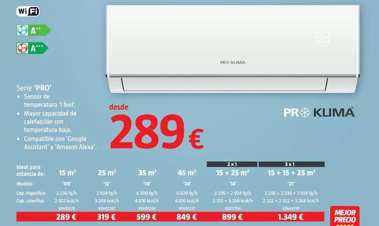 Oferta de Proklima - Serie Pro  por 289€ en BAUHAUS