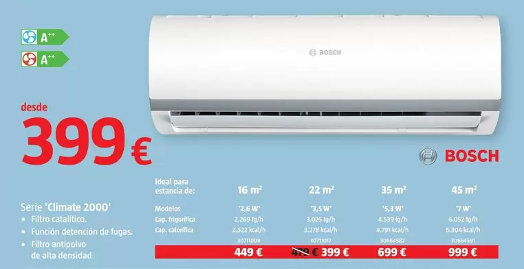 Oferta de Bosch - Serie Climate 2000 por 399€ en BAUHAUS
