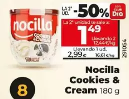 Oferta de Nocilla - Cookies & Cream  por 2,99€ en Dia