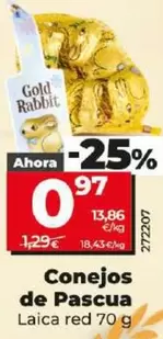 Oferta de Laica - Conejos De Pascua por 0,97€ en Dia