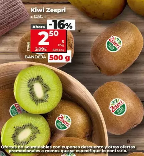 Oferta de Zespri - Kiwi por 2,5€ en Dia