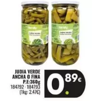 Oferta de Family - Judia Verde Ancha O Fina por 0,89€ en Family Cash