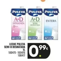 Oferta de Puleva - Leche Semi O Desnatada por 0,99€ en Family Cash