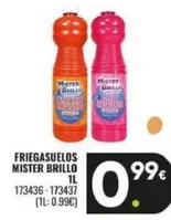 Oferta de Mister Brillo - Friegasuelos por 0,99€ en Family Cash