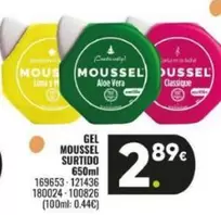 Oferta de Moussel - Gel Surtido por 2,89€ en Family Cash