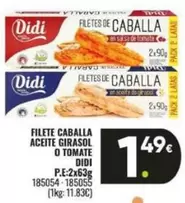 Oferta de Didi - Filete Caballa Aceite Girasol O Tomate por 1,49€ en Family Cash