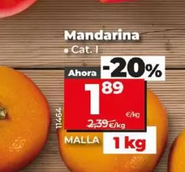 Oferta de Mandarina por 1,89€ en Dia