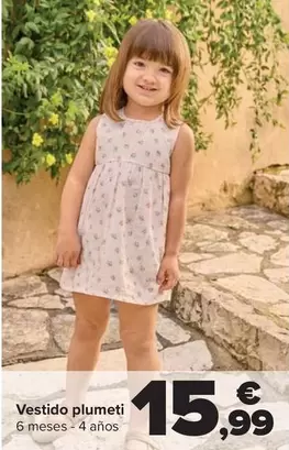 Oferta de TEX - Vestido Plumeti por 15,99€ en Carrefour