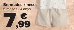Oferta de TEX - Bermuda China por 7,99€ en Carrefour