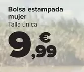 Oferta de TEX - Bolsa Estampada Mujer por 9,9€ en Carrefour