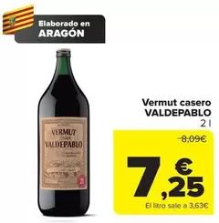 Oferta de Valdepablo - Vermut Casero por 7,25€ en Carrefour