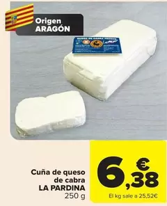 Oferta de Cuna De Queso De Cabra/ La Pardina por 6,38€ en Carrefour