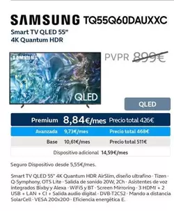 Oferta de Samsung - TQ55Q60DAUXXC  en Movistar