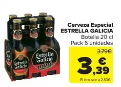 Oferta de Estrella Galicia - Cerveza Especial por 3,39€ en Carrefour Market