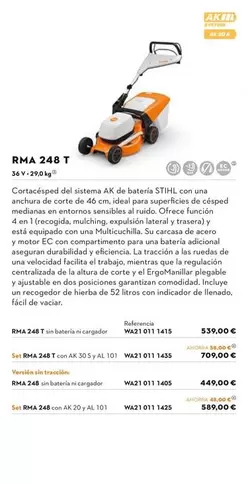 Oferta de Rma 248 T por 539€ en STIHL