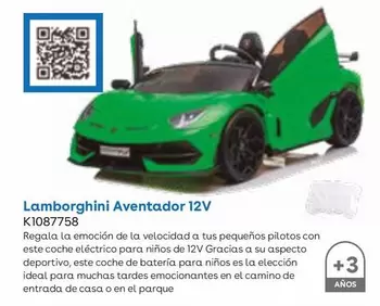 Oferta de Lamborghini Aventador 12V en ToysRus