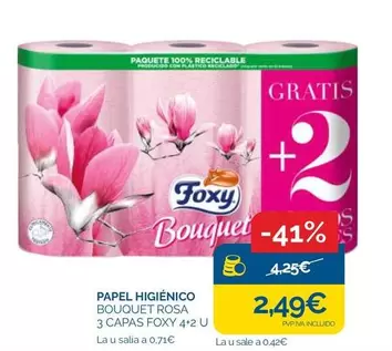 Oferta de Foxy - Papel Higiénico por 2,49€ en Supermercados La Despensa
