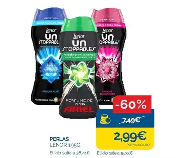 Oferta de Lenor - Perlas por 2,99€ en Supermercados La Despensa