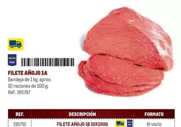 Oferta de Chef - Filete Añojo 1a en Makro