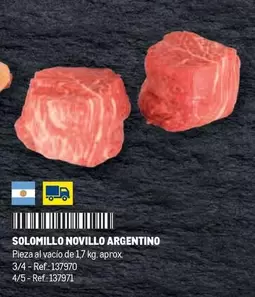 Oferta de Solomillo Novillo Argentino en Makro