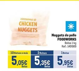 Oferta de Foodworks - Nuggets De Pollo por 5,95€ en Makro