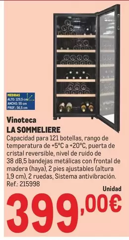 Oferta de Cristal - La Sommeliere por 399€ en Makro