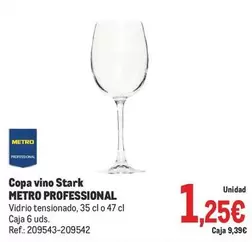 Oferta de Stark - Copa Vino por 1,25€ en Makro