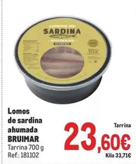 Oferta de Brui mar - Lomos De Sardina Ahumada por 23,6€ en Makro