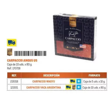 Oferta de Makro - Carpaccio Angus Us en Makro